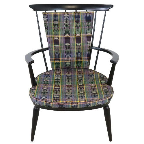 Vintage Stoel Spijlenstoel Fauteuil image 2
