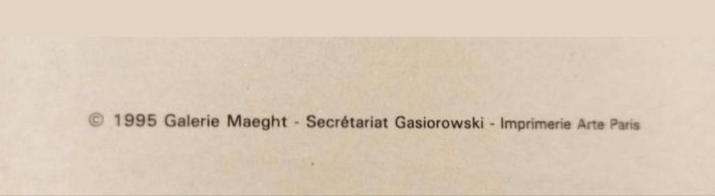 2 X Gerard Gasiorowski Franse Tentoonstellingsposter P/p/s image 10