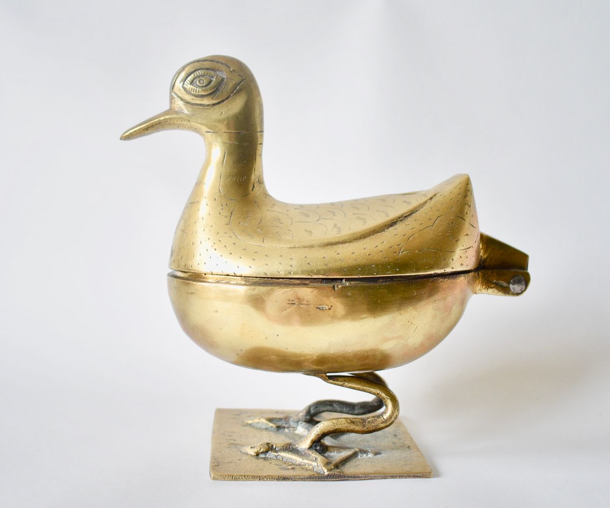 Vintage Koperen Eend image 3