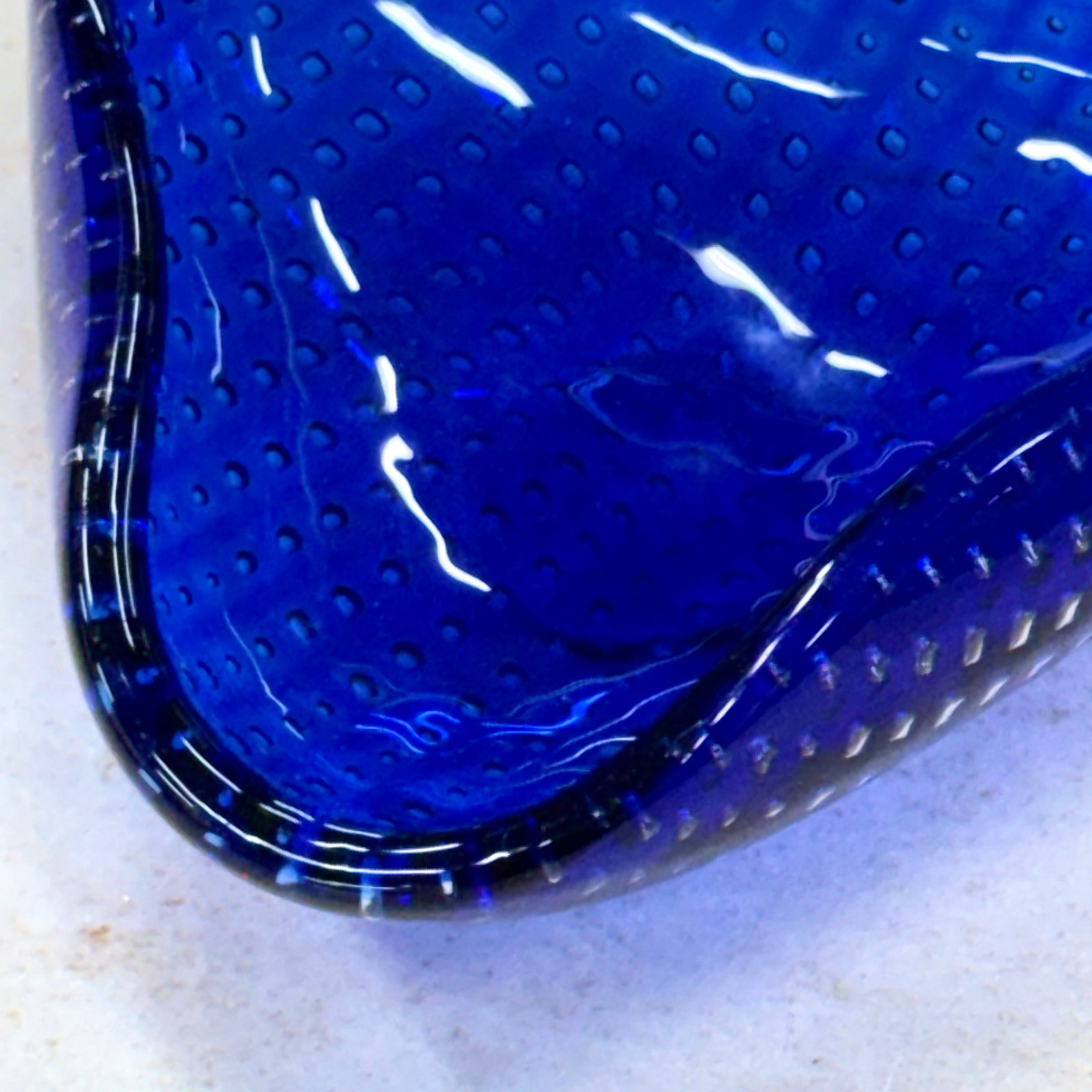 Murano Bullicante Glas Asbak In Blauw image 7