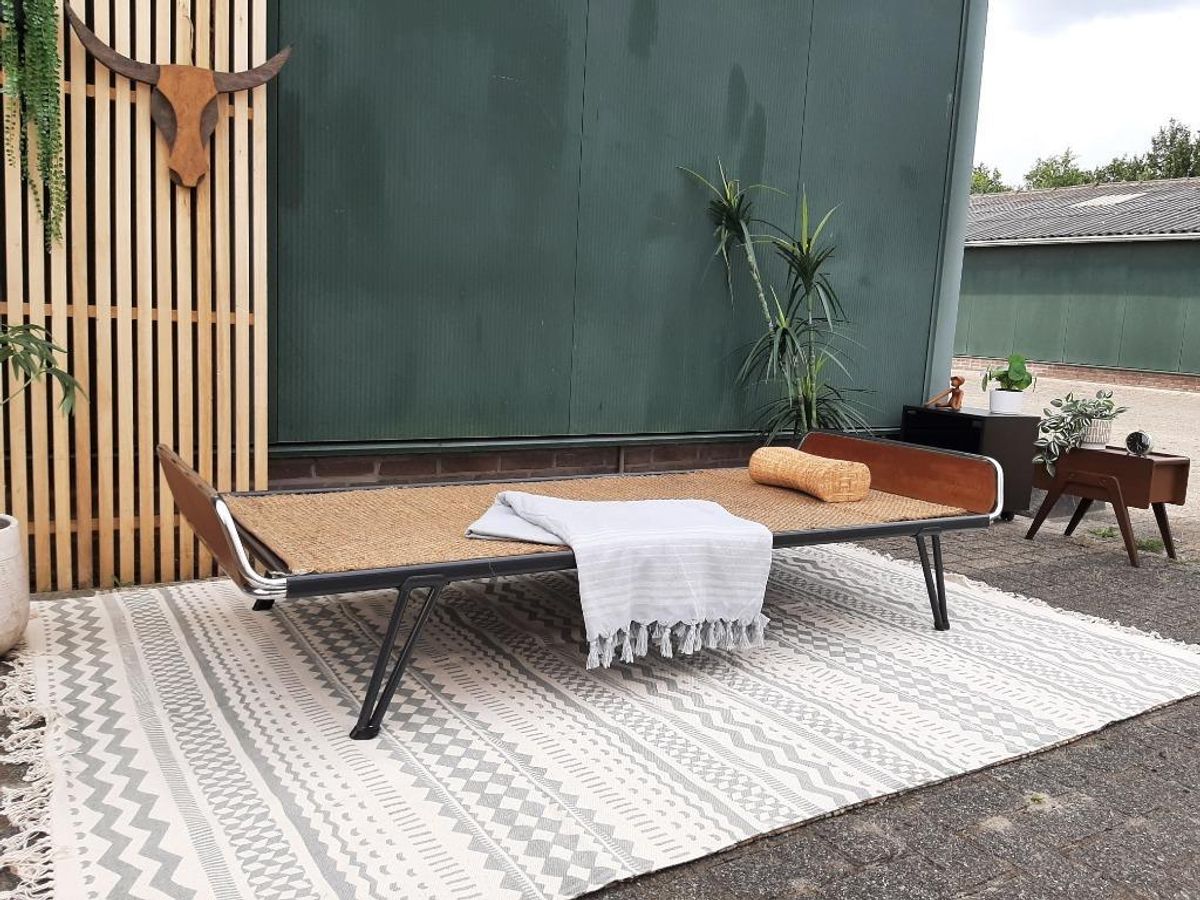 Vintage Daybed Originele Variant Op Auping Bed Cleopatra 60 image 10