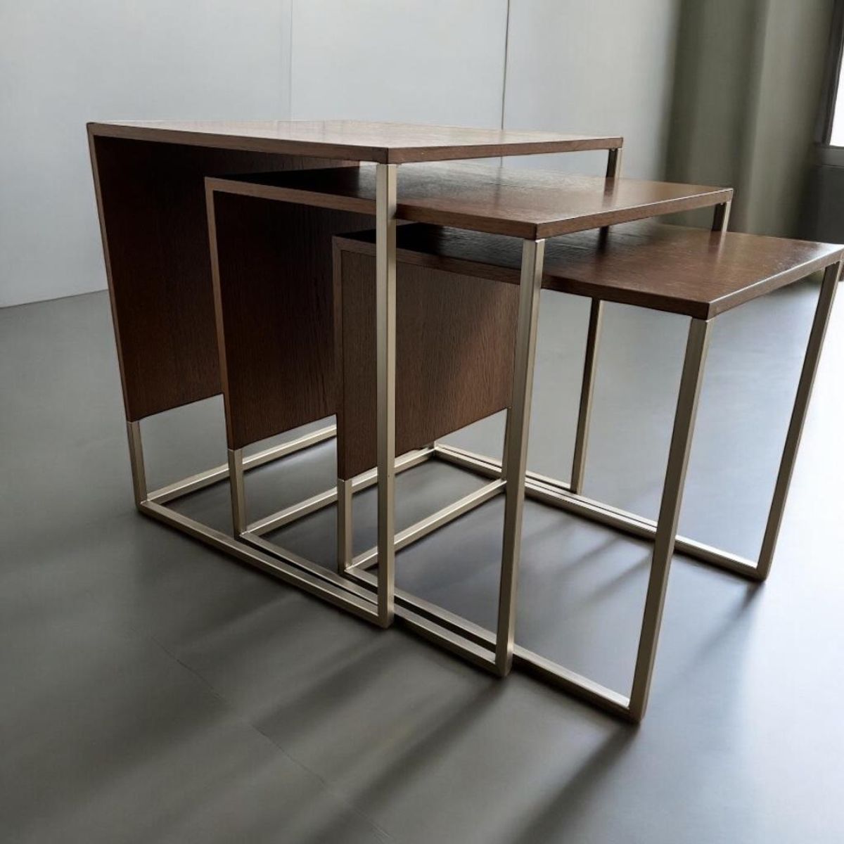 Set Van 3 Bijzettafels / Retro Salontafels / Sidetable image 3