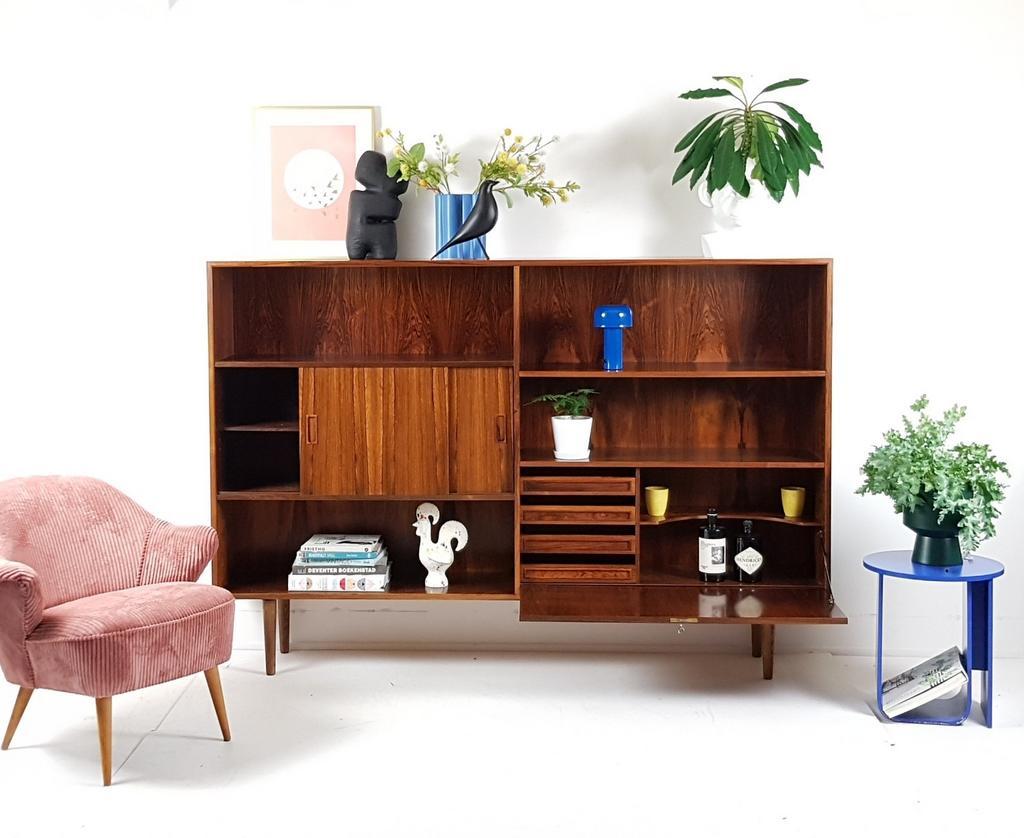 Vintage Palissander Buffetkast | Highboard Danish Grote Kast image 3
