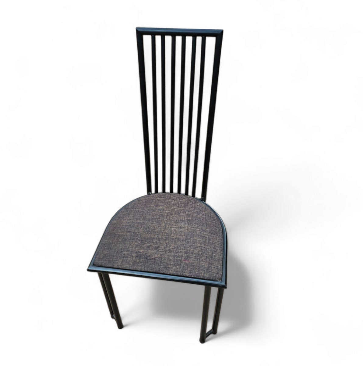 4 X Postmodern Chair / Metal Frame / 1980s image 11
