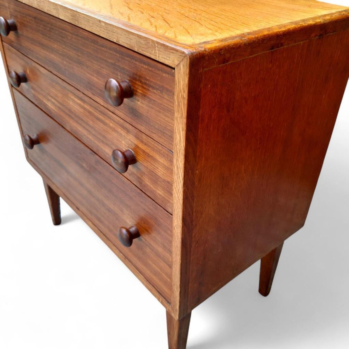Vintage Design Ladekastje, Massief Hout H63b59d34cm image 8