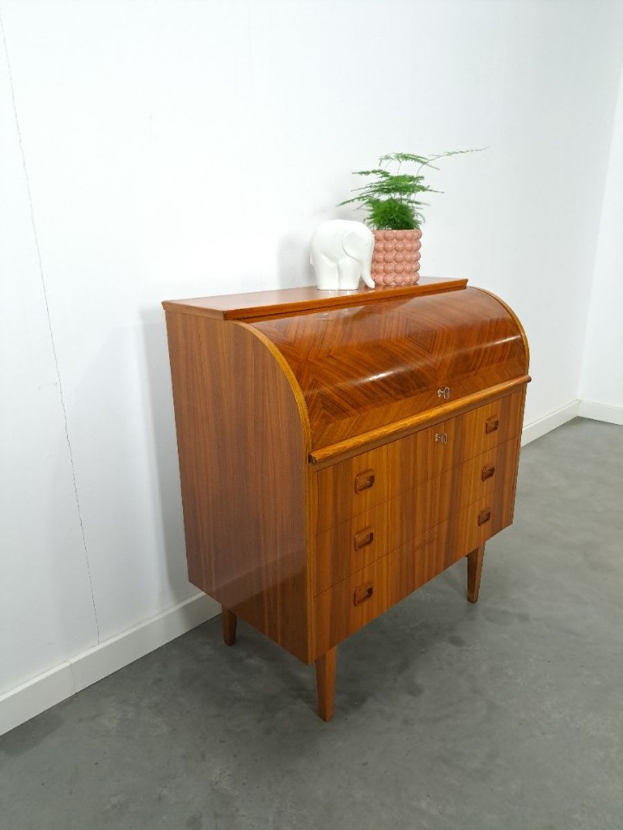 Secretaire Bureau Uit Zweden Met Lades, Scandinavisch Bureau image 4