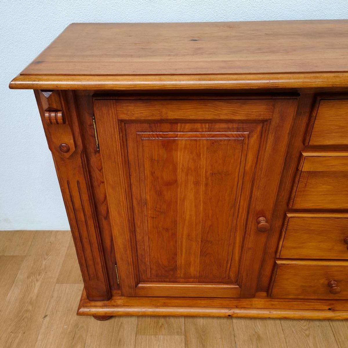 Vintage Landelijk Grenenhout Dressoir Buffetkast Ladekast image 13