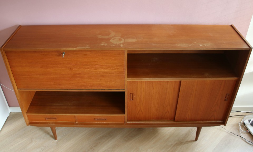 Deens Design Teak Vintage Sideboard | Retro Dressoir 60s image 2