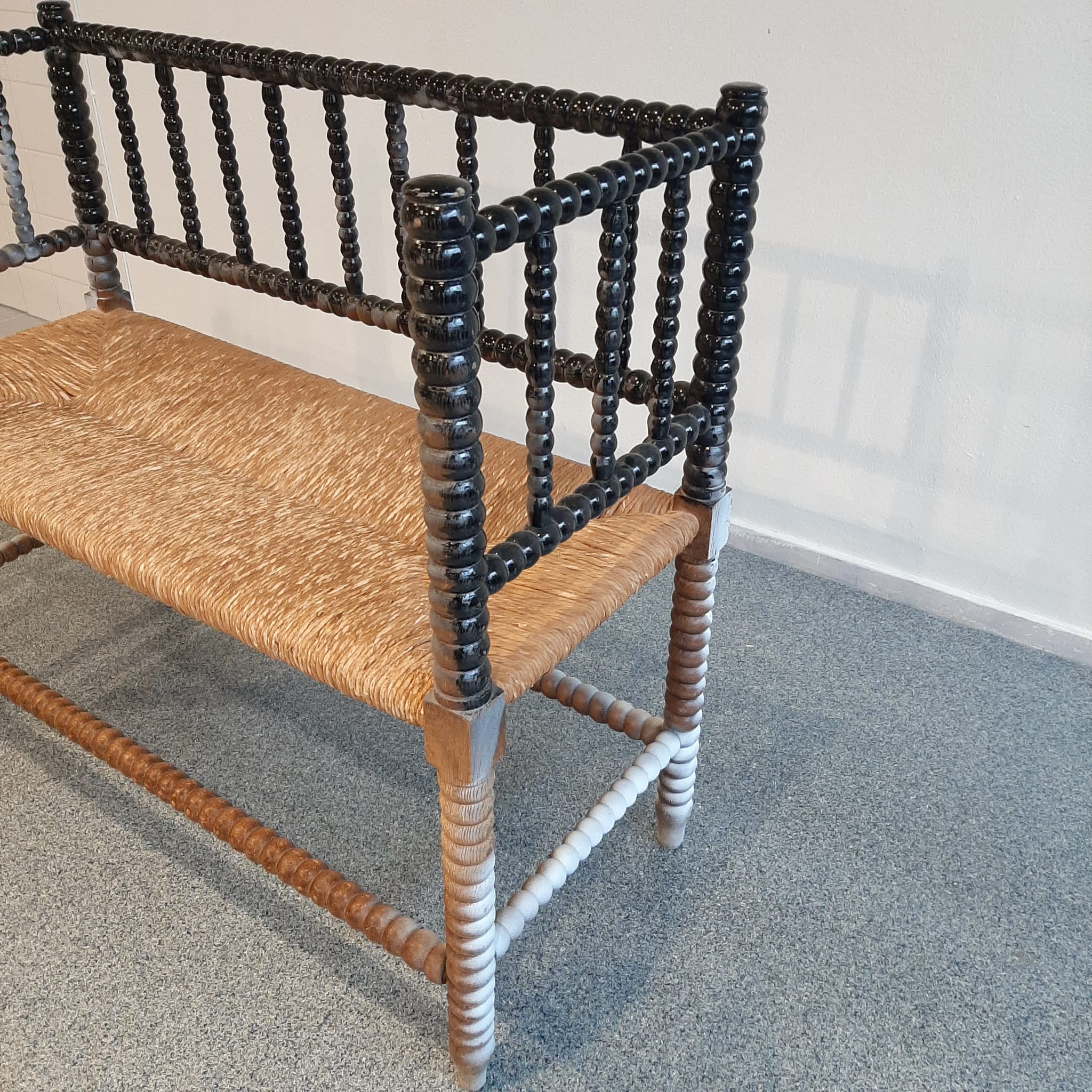 Bobbin Bench Seat With Arm Rests image 8