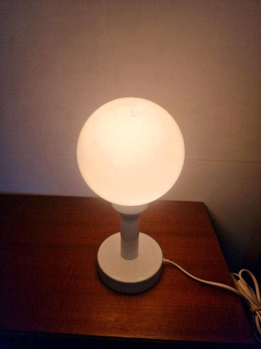 Space Age Opaline Boll Lamp Vintage Design. image 2