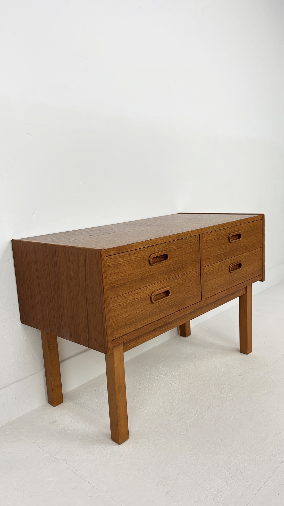 Scandinavisch Vintage Teak Fineren Ladekast Renal image 12