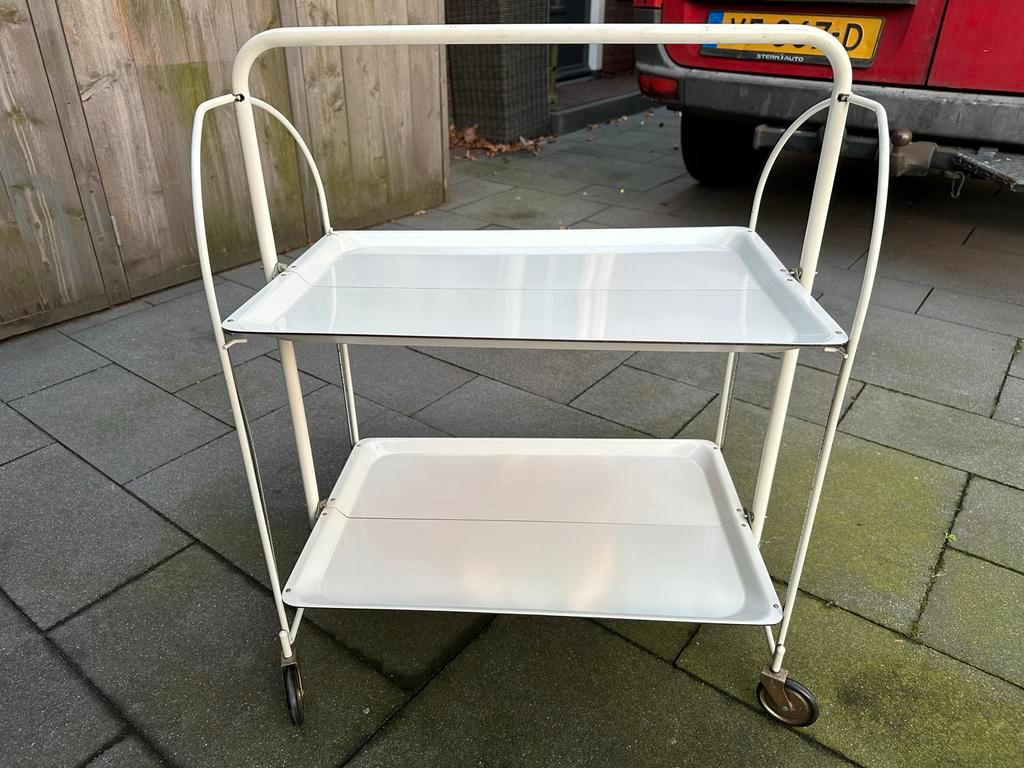 Vintage Italiaanse Trolley - Bijzettafel image 12