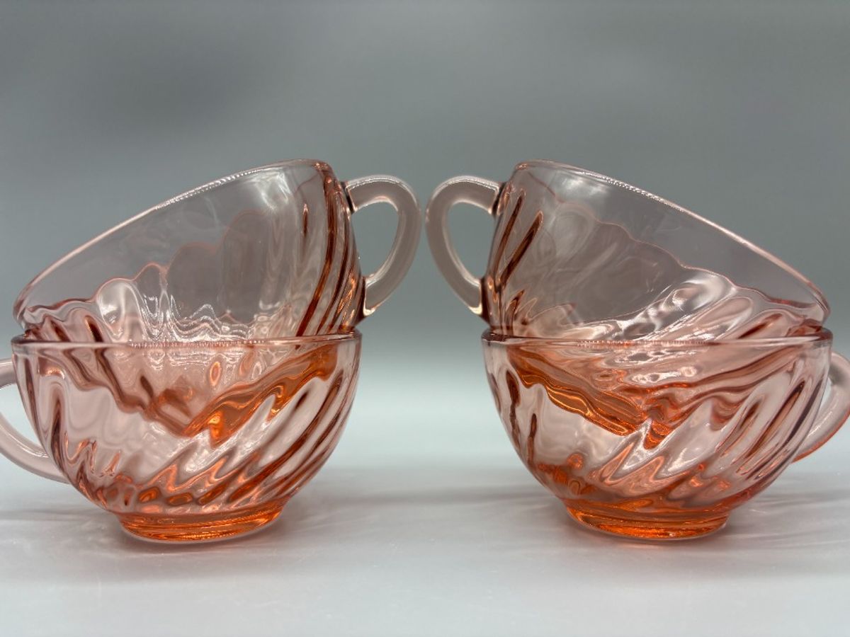 Set Arcoroc Rosaline Kopjes Swirl 4 Stuks image 2