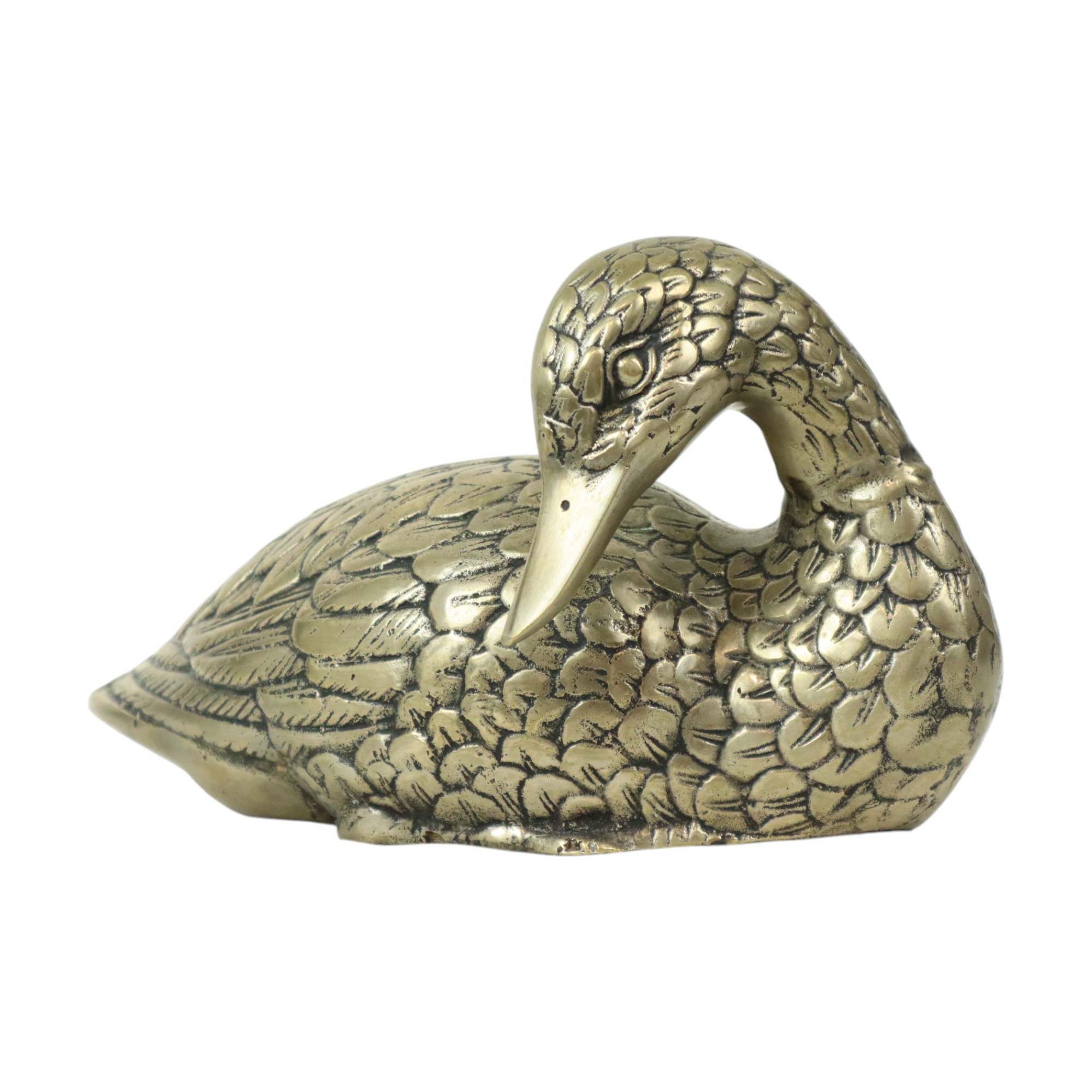 Eenden Beeld Verzilverd Messing Mauro Manetti Stijl Sculptuur image 10