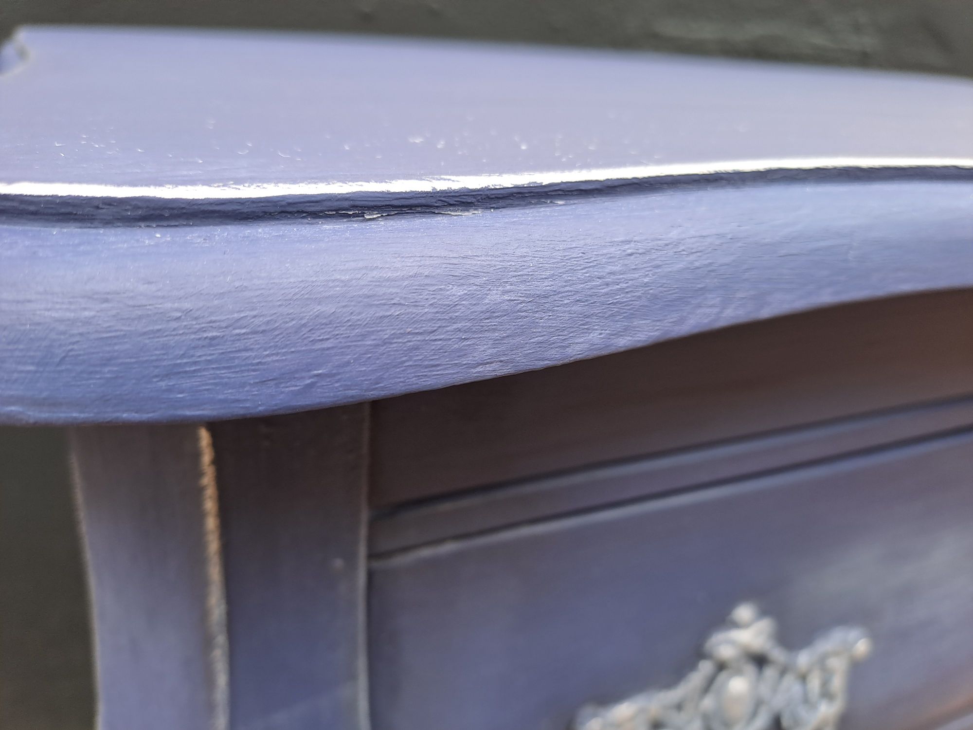 Ladekast - Buikkastje - Blauw Met Zilveren Details image 8