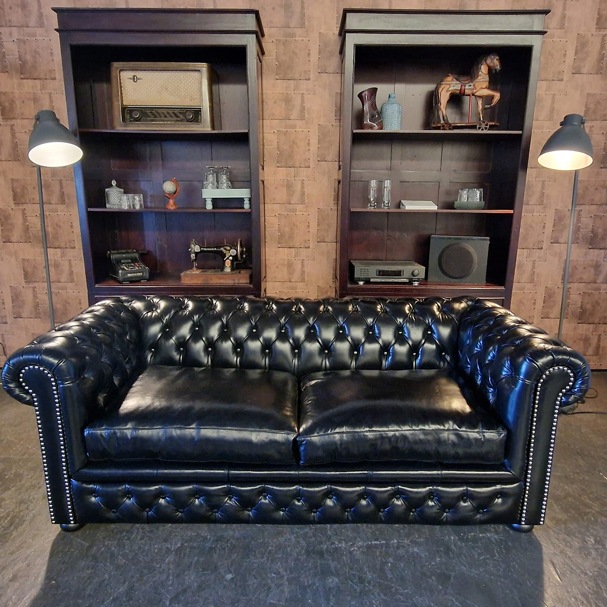 Chesterfield Brighton Slaapbank - Zwart image 14