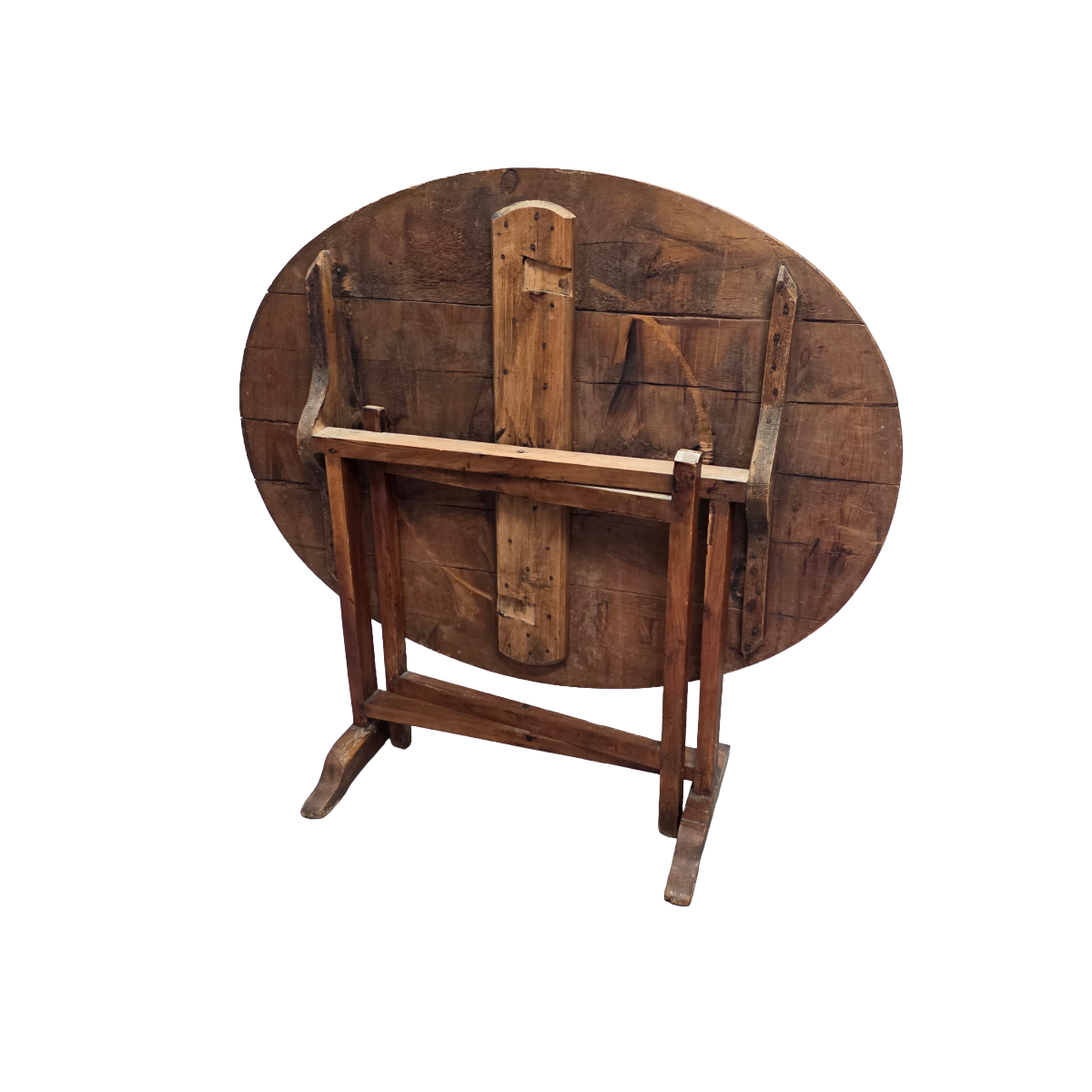 Antiek Frans Ovale Vigneron Tafel, 1e Helft 19e Eeuw image 3