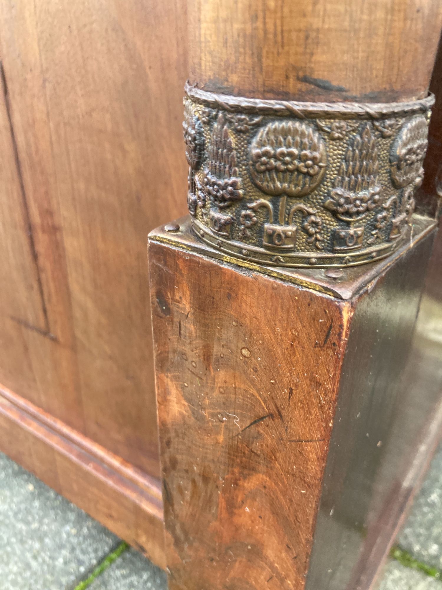 Antiek Mahonie Dressoir, En Opengeklapt Een Mooi Antiek Klapbufet image 9