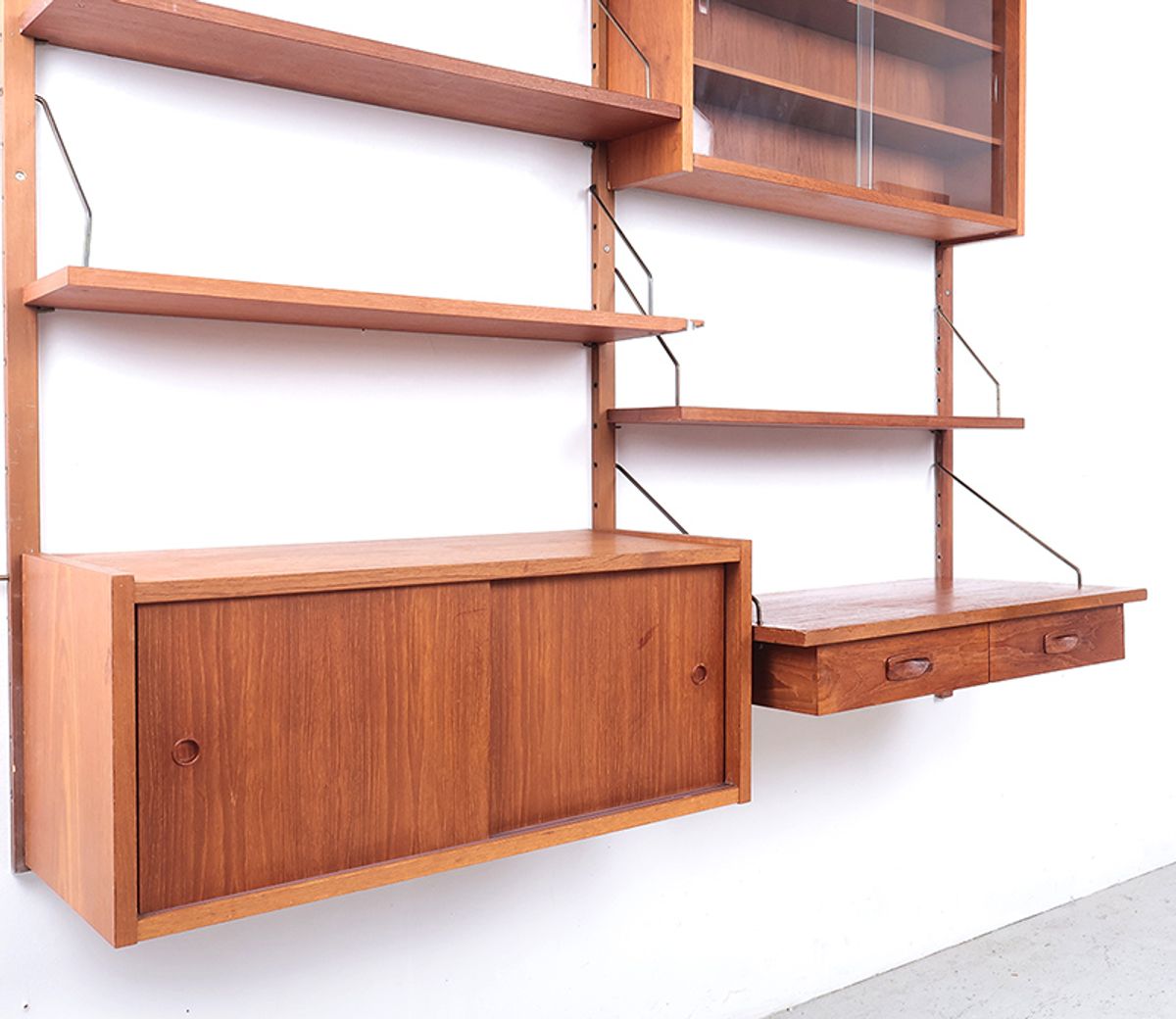 Deens Design Teak Wandsysteem, 1960s image 6