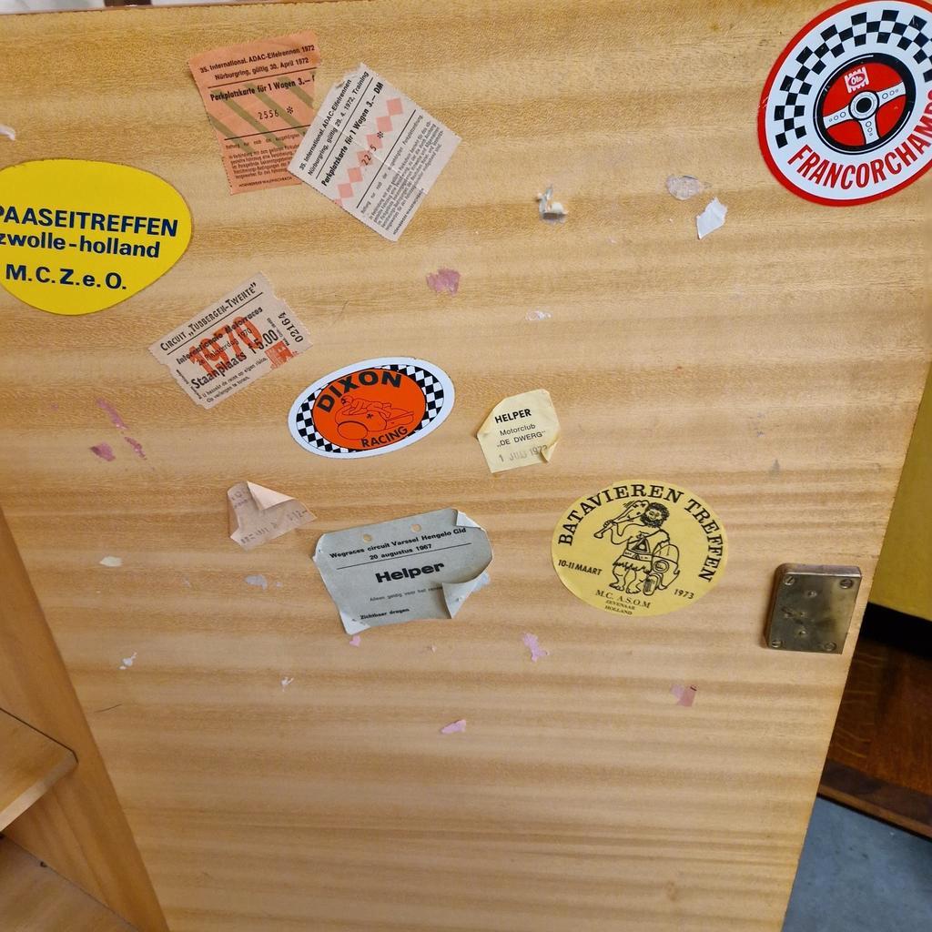 Vintage Kast Highboard Hilker Wandkast Dressoir Bar Bureau image 23