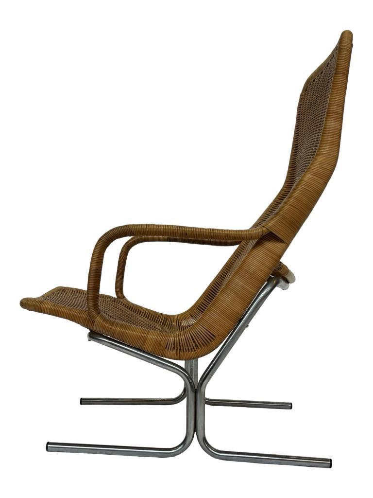 Vintage Rotan Fauteuil - Dirk Van Sliedregt Jaren 60 Design image 3