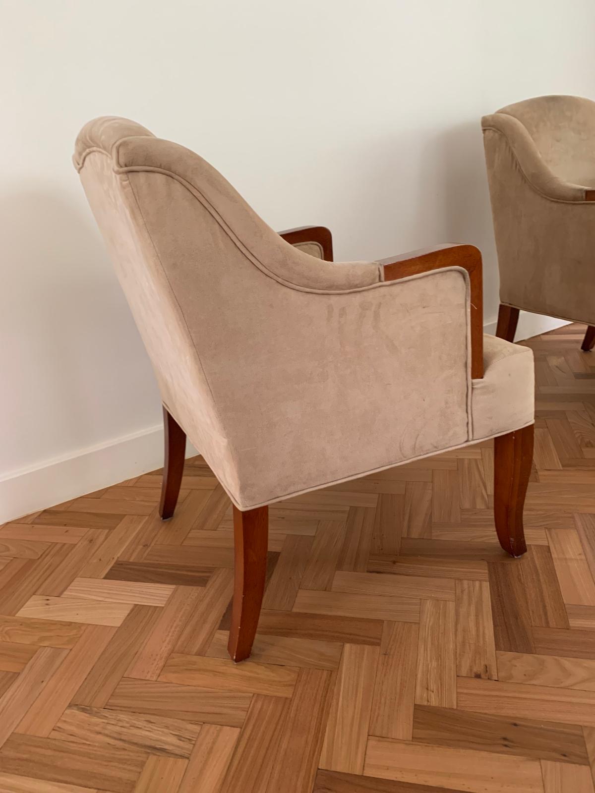 Chesterfield Club Chair Beige - Originele Vintage image 5
