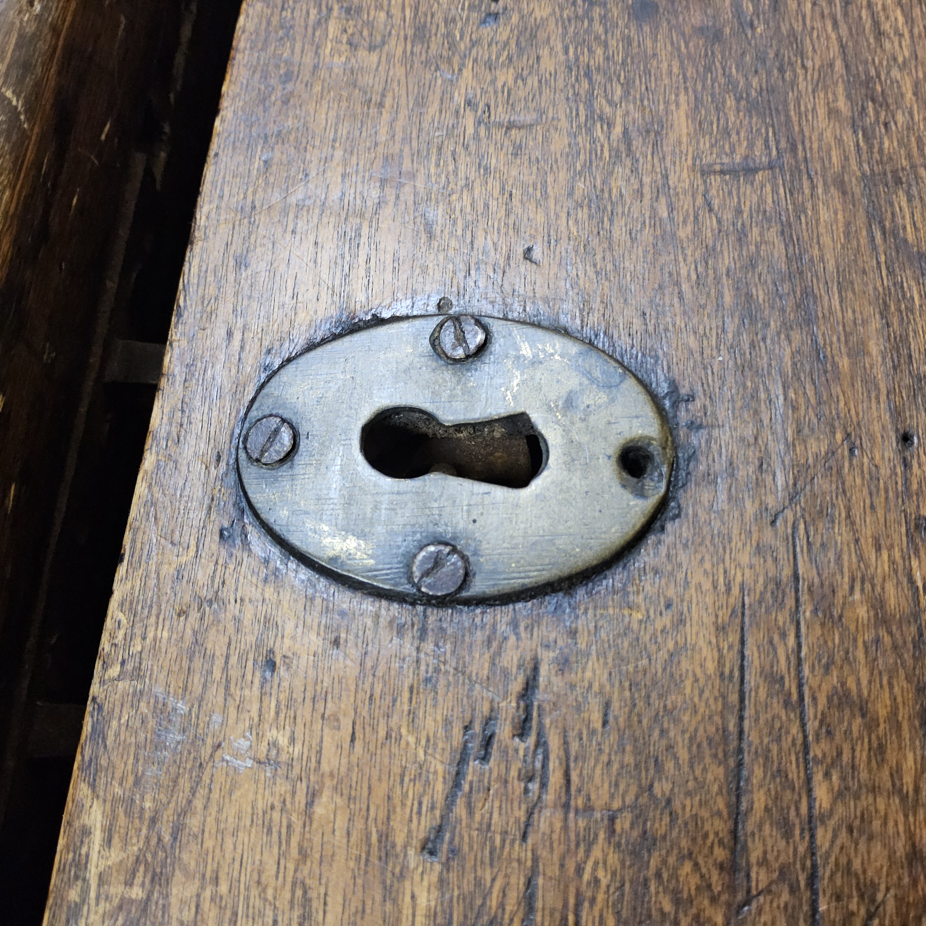 Antieke Staande Hoge Eiken Houten Lessenaar / Schrijfbureau (19e Eeuw) / Clerk Desk image 12