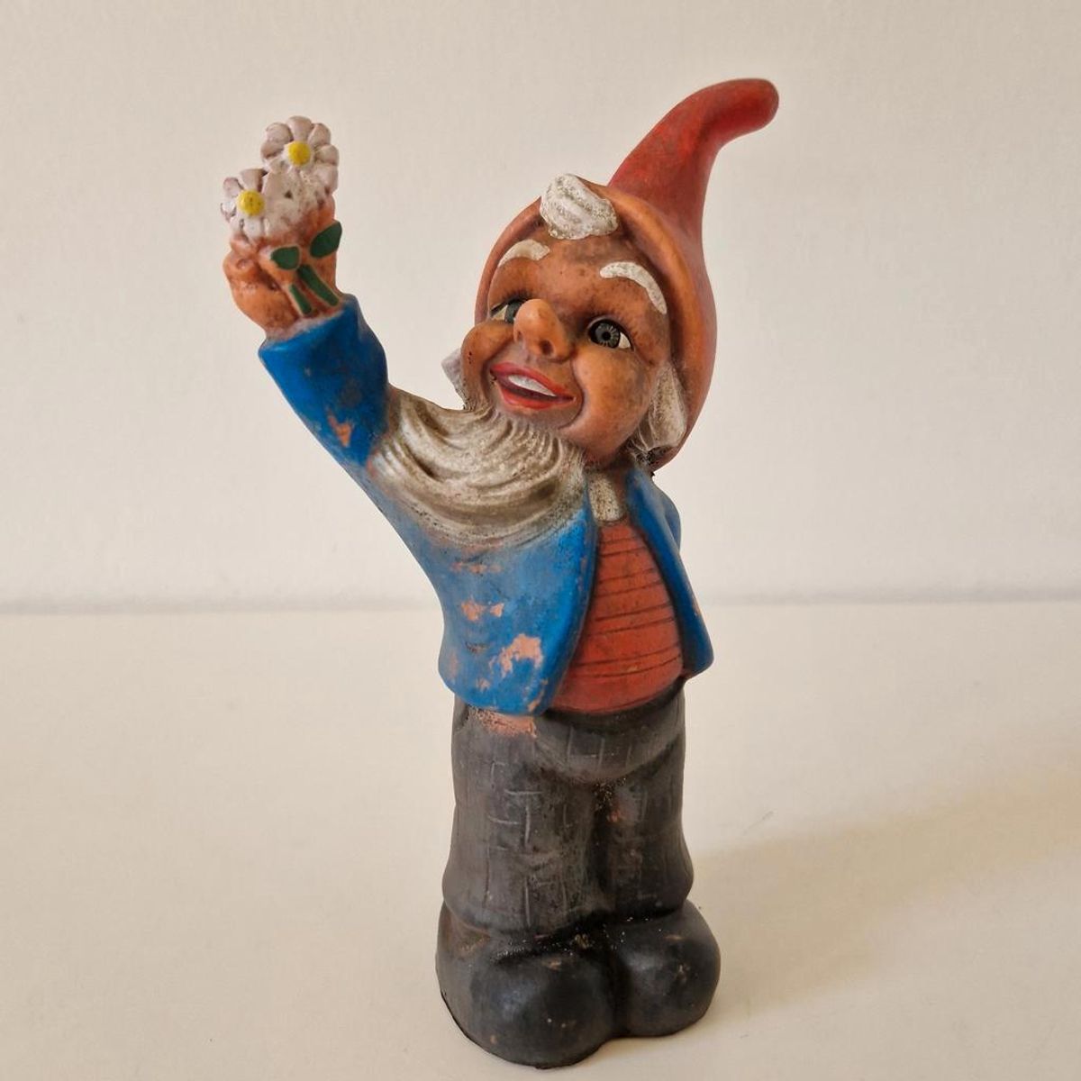 Vintage Tuinkabouter Kabouter Beeldje Rubber Beeld image 5