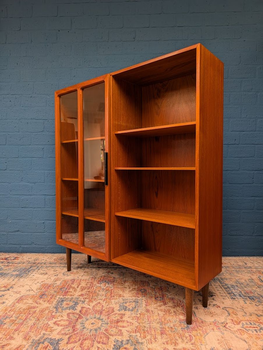 Vintage Vitrinekast, Jaren 60, Deens Design Van Ib Kofod Larsen image 4