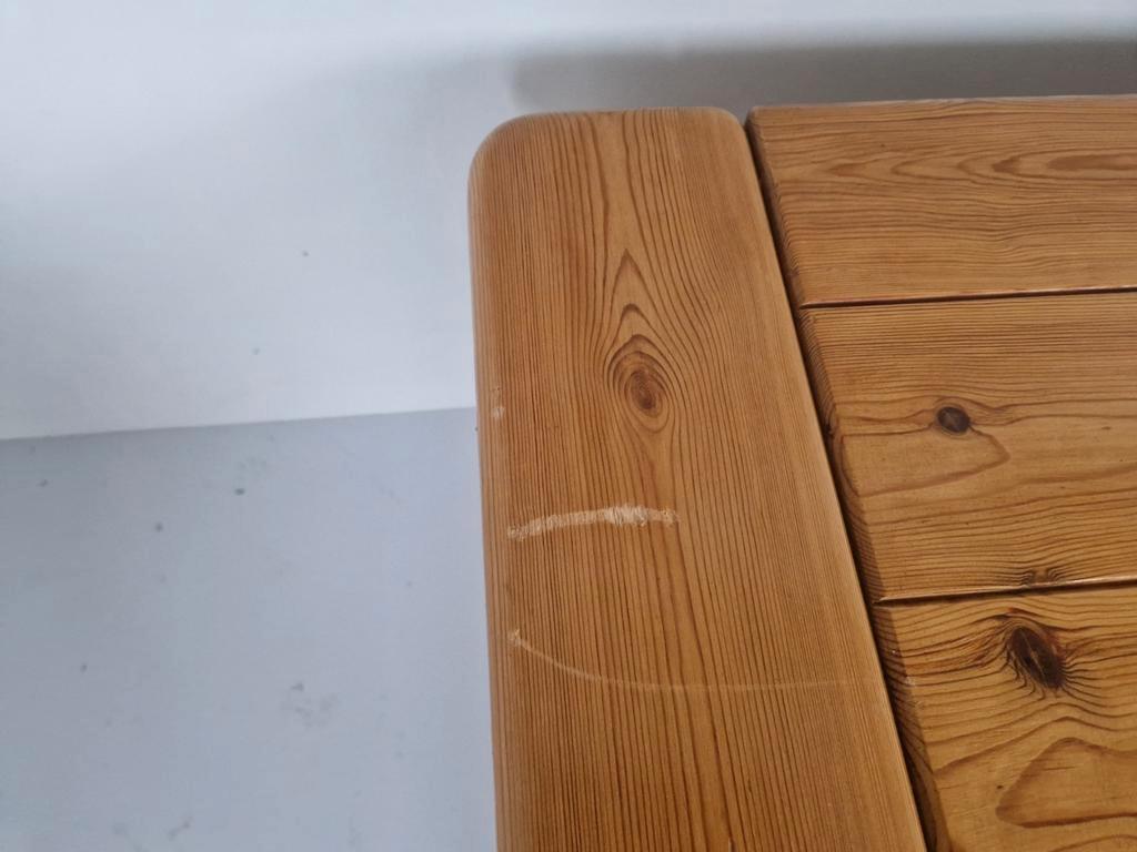 Japandi Stijl Vintage Zweedse Grenen Salon Tafel. image 8