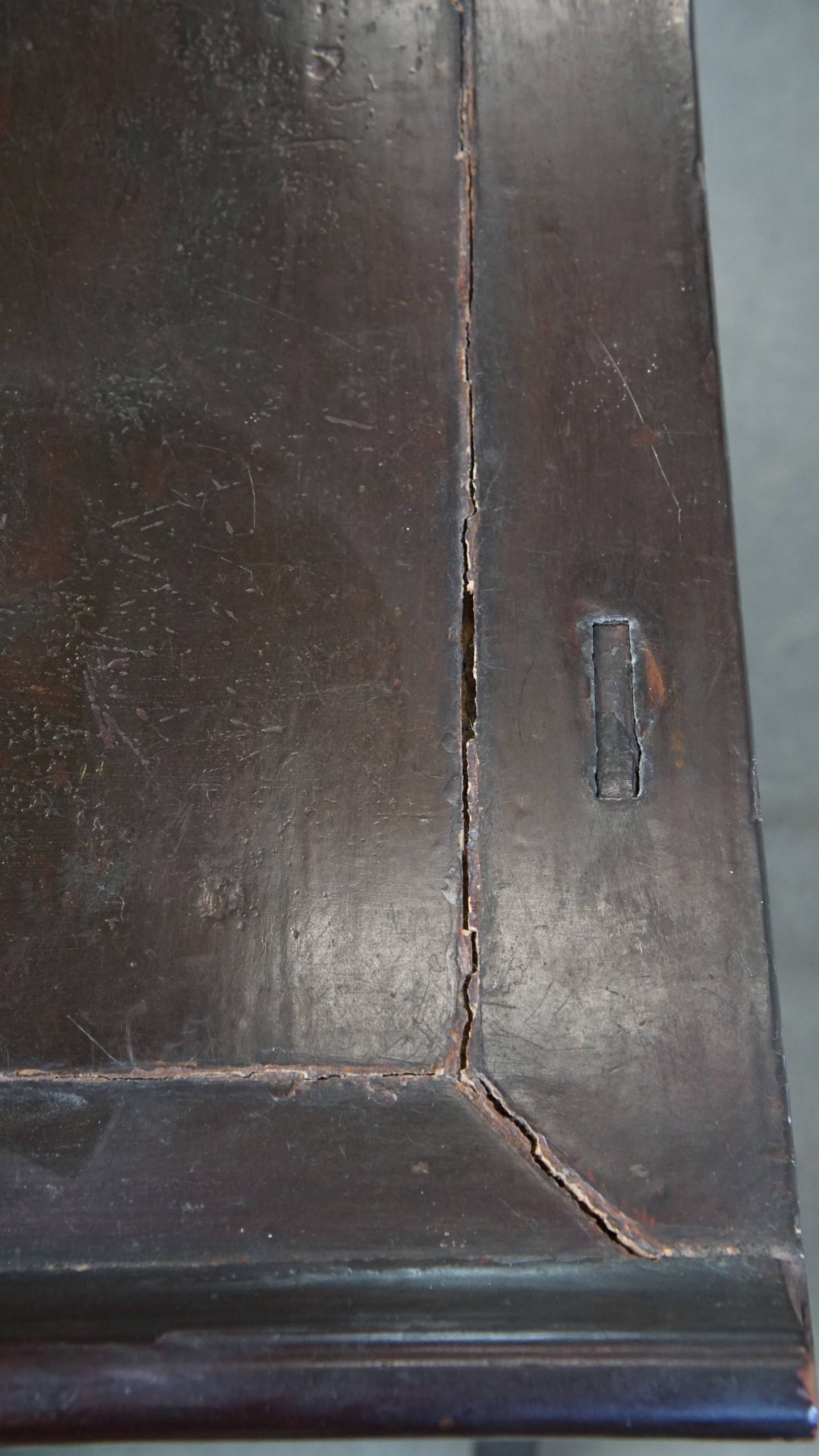 Antiek Houten Chinees Dressoir/ Altaar In Een Warme Donkere Kleur En Mooie Details image 16