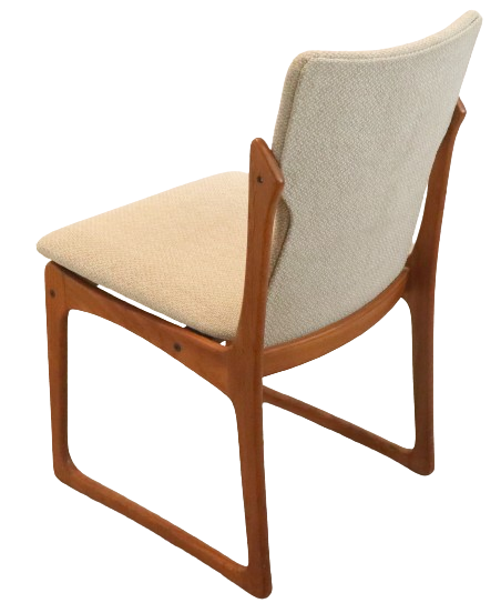Set 4 Vamdrup Vintage Stoelen Deens Reupholstered image 4