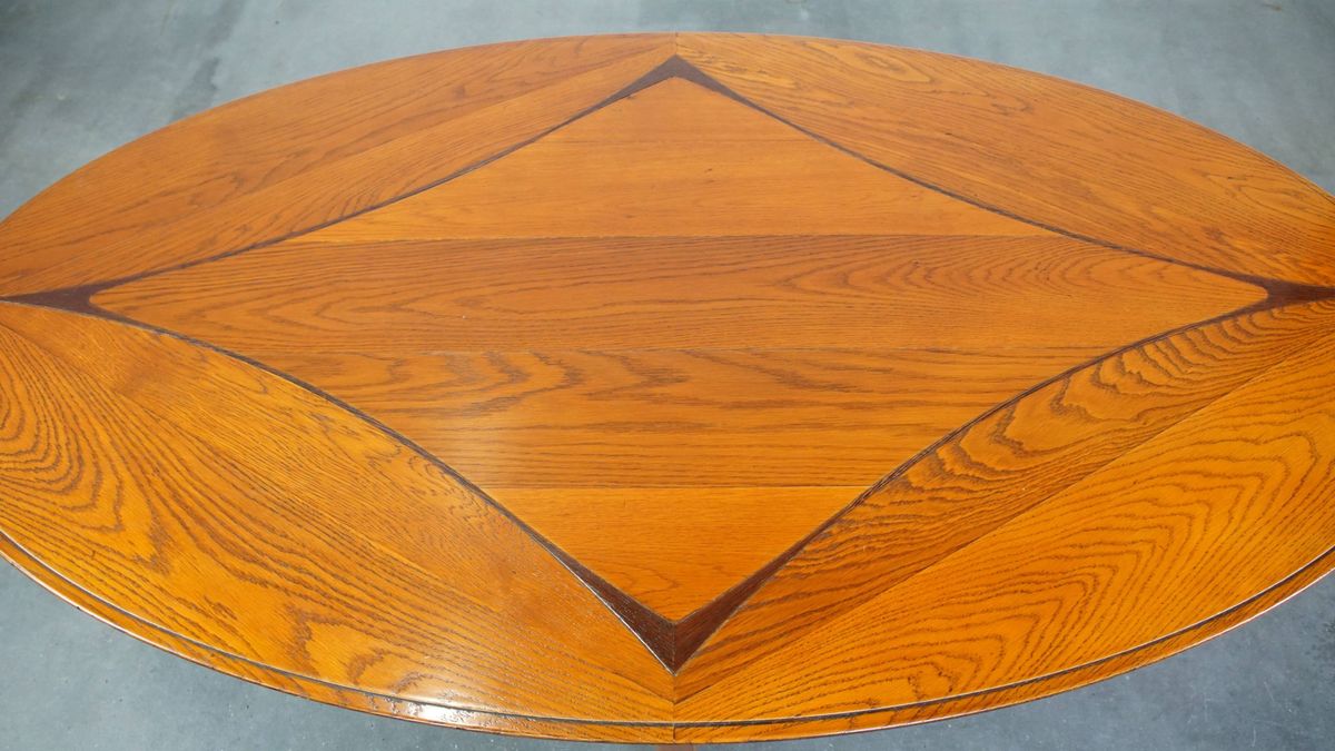 Ovale Schuitema Salontafel Uit De Jugendstil/ Art Nouveau Design Serie Met Mooie Patronen image 7