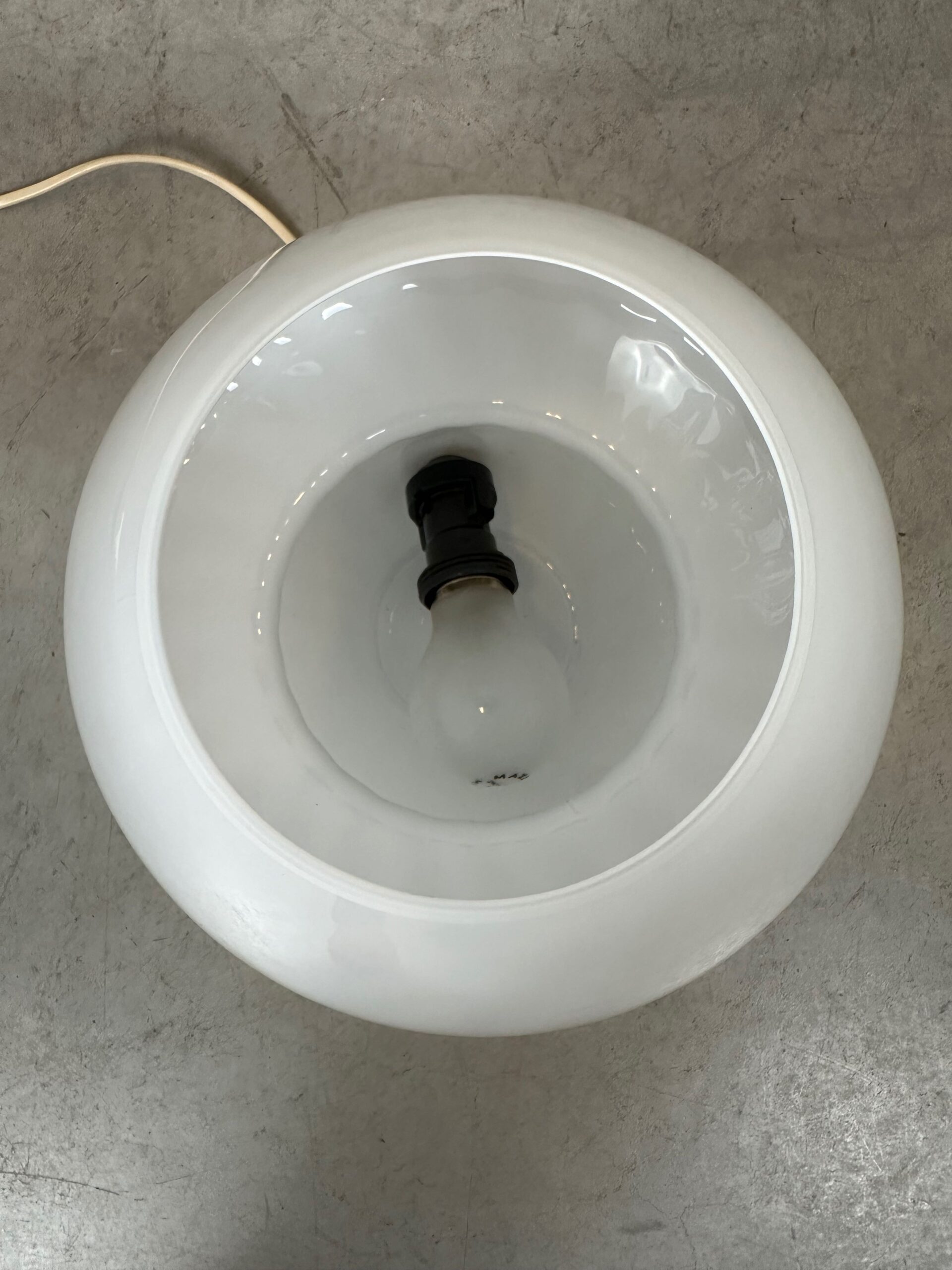Vintage ‘swirl’ Mushroom Lamp image 4