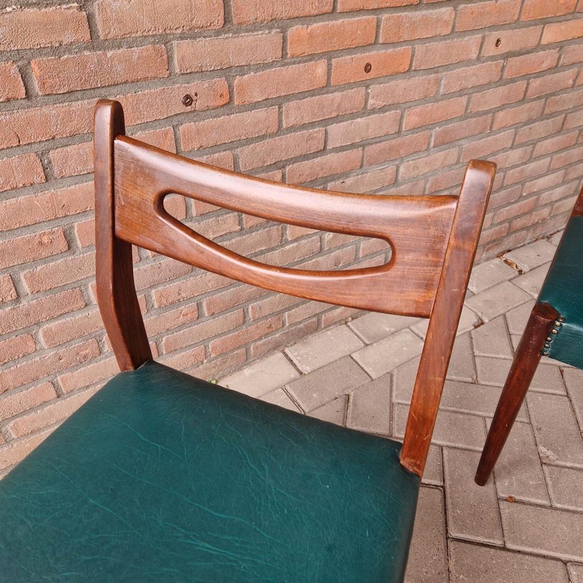 Set 4 Vintage Stoelen Deense Stoelen Jaren 60 image 15