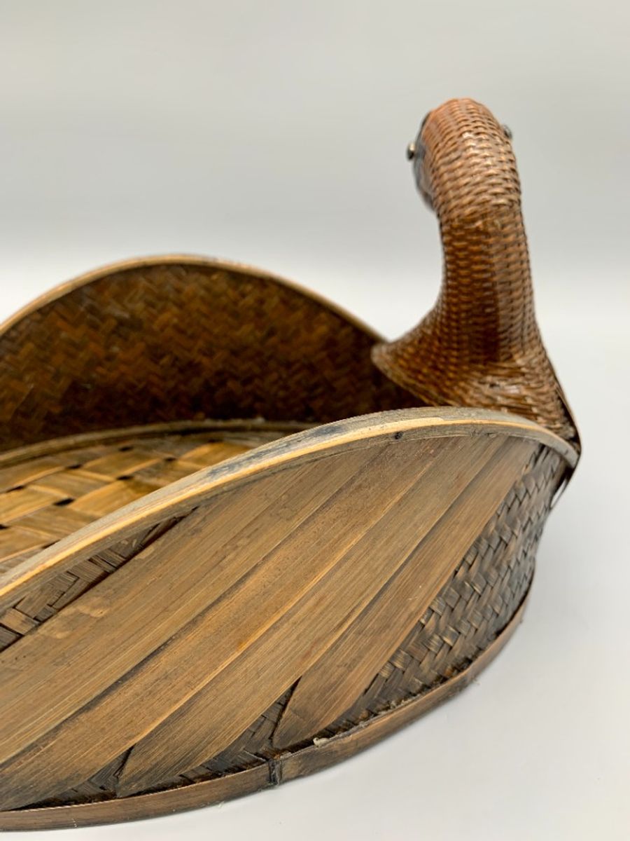 Rotan Bamboe Mand Zwaan image 2