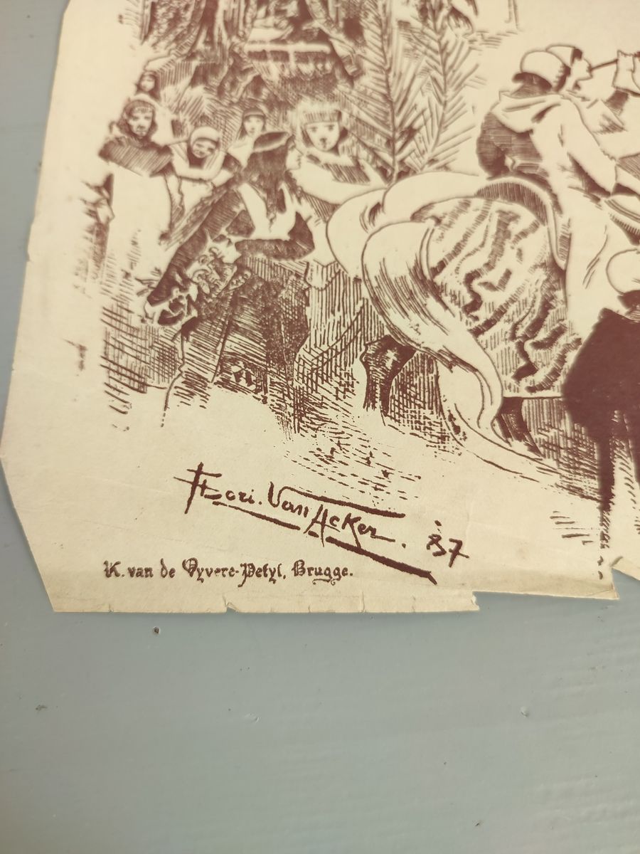 3x Programma Historische Stoet Brugge 1887 image 3
