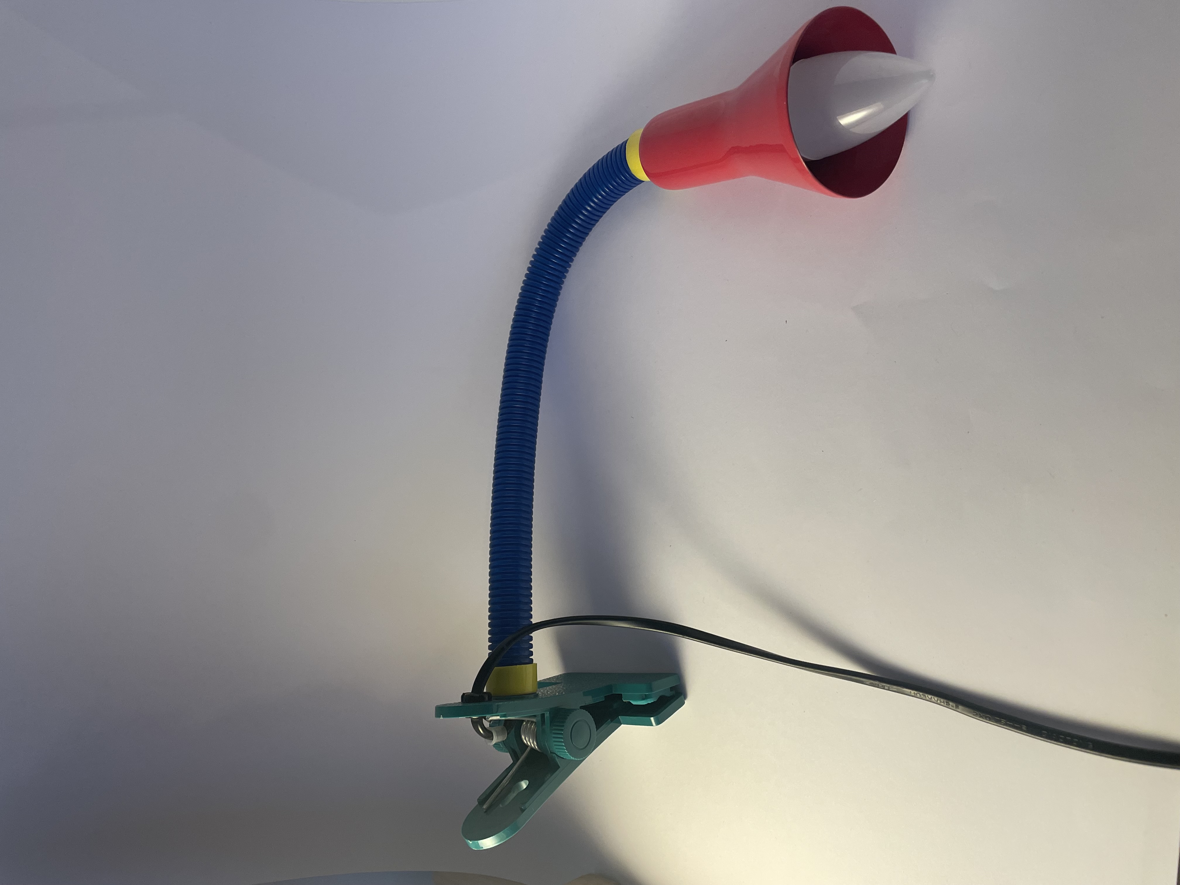Vintage Blauw, Rood, Groen Bureaulamp image 5