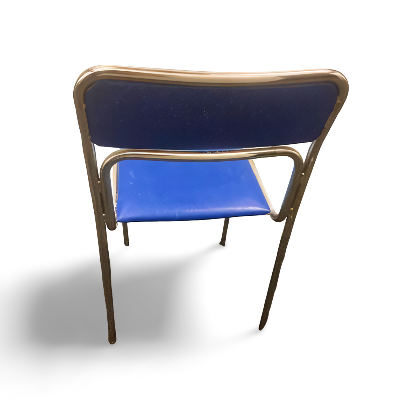 Mid-century Blauw Eetkamerstoel image 4